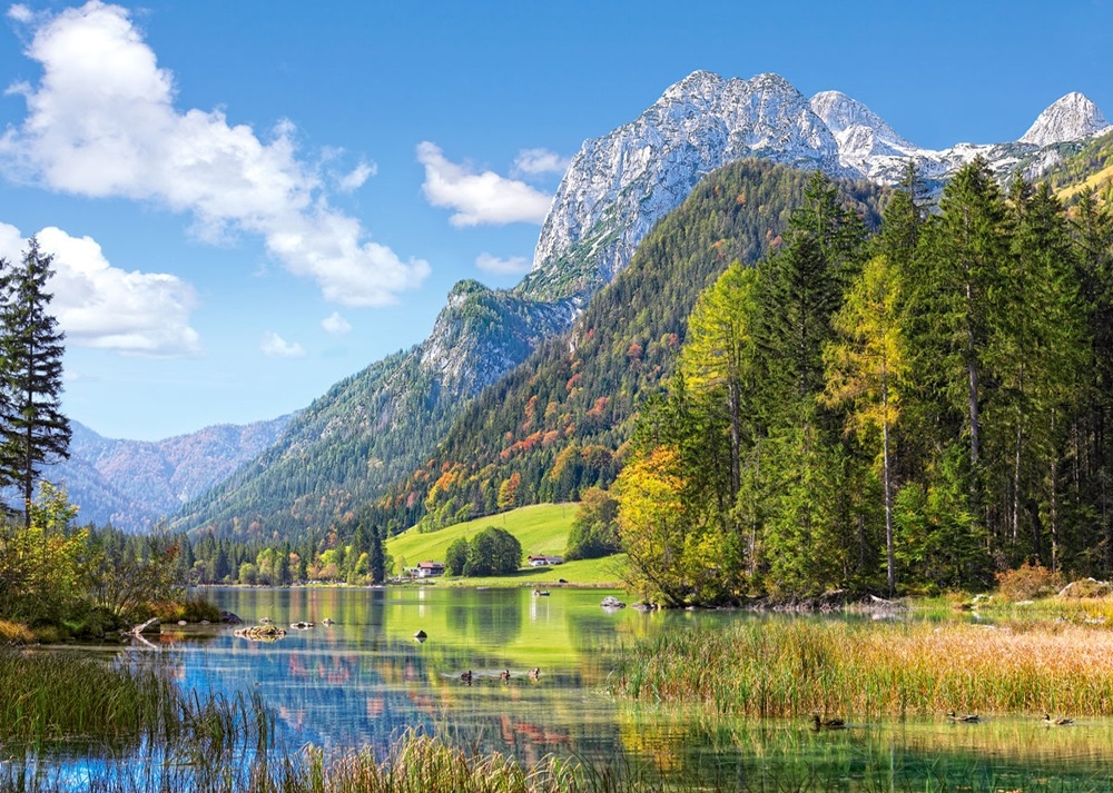 Пазл - Горный пейзаж в Альпах, 3000 элементов  